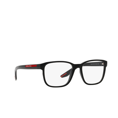Prada Linea Rossa PS 06PV Eyeglasses 1AB1O1 black - three-quarters view