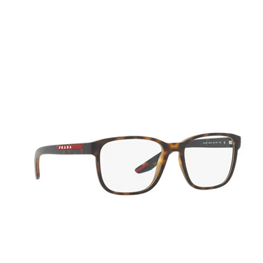 Prada Linea Rossa PS 06PV Eyeglasses 5811O1 havana rubber - three-quarters view
