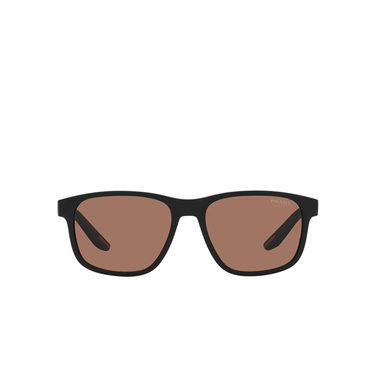 Prada Linea Rossa PS 06YS Sunglasses DG050A black rubber - front view