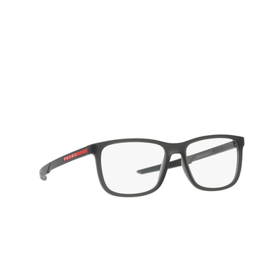 Prada Linea Rossa PS 07OV Eyeglasses 13C1O1 transparent black - three-quarters view