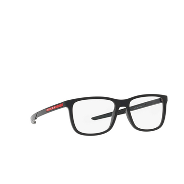 Prada Linea Rossa PS 07OV Eyeglasses 1AB1O1 black - three-quarters view