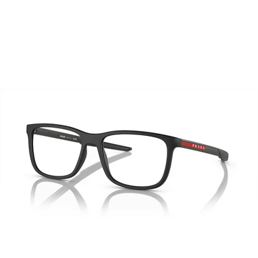 Prada Linea Rossa PS 07OV Korrektionsbrillen 1BO1O1 matte black - Dreiviertelansicht