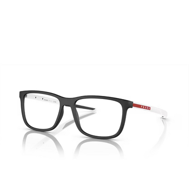 Prada Linea Rossa PS 07OV Korrektionsbrillen DG01O1 black rubber - Dreiviertelansicht