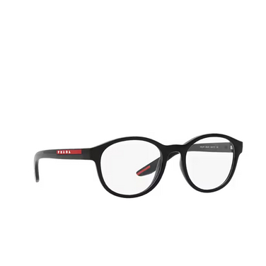 Prada Linea Rossa PS 07PV Eyeglasses 1AB1O1 black - three-quarters view