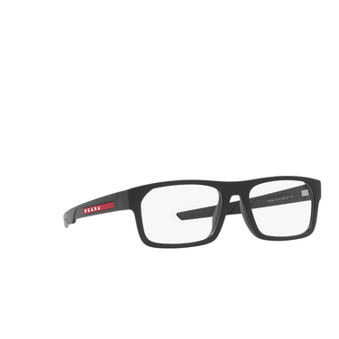 Prada Linea Rossa PS 08OV Eyeglasses DG01O1 rubber black - three-quarters view