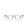 Prada Linea Rossa PS 09OV Eyeglasses 14C1O1 grey transparent - product thumbnail 1/3