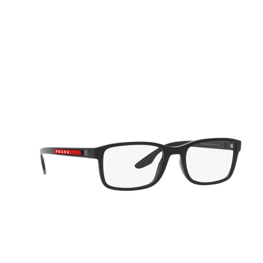 Prada Linea Rossa PS 09OV Eyeglasses 1AB1O1 black - three-quarters view