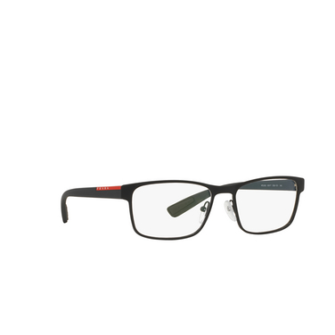 Prada Linea Rossa PS 50GV Korrektionsbrillen DG01O1 rubber black - Dreiviertelansicht