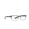 Prada Linea Rossa PS 50GV Eyeglasses U6T1O1 blue gradient - product thumbnail 2/3