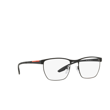 Prada Linea Rossa PS 50LV Eyeglasses 4891O1 black rubber - three-quarters view