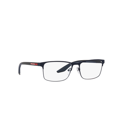Prada Linea Rossa PS 50PV Eyeglasses TFY1O1 rubber blue - three-quarters view