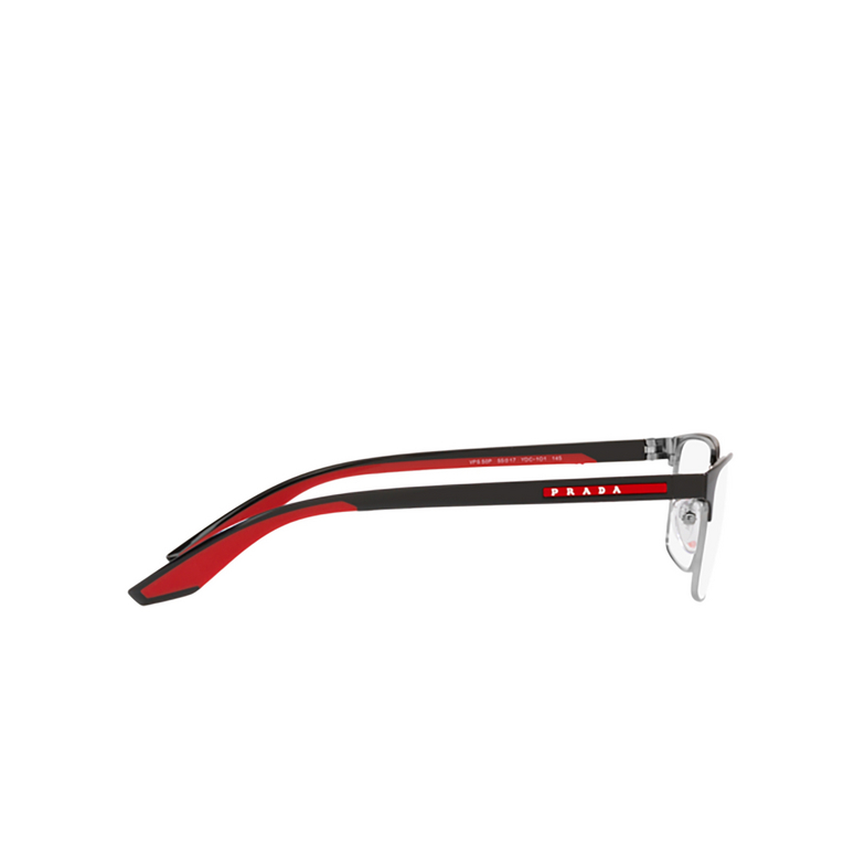 Prada Linea Rossa PS 50PV Eyeglasses YDC1O1 black / silver - 3/3