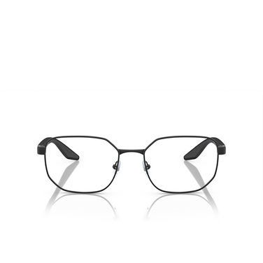 Prada Linea Rossa PS 50QV Eyeglasses DG01O1 black rubber - front view
