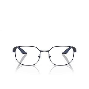 Prada Linea Rossa PS 50QV Eyeglasses TFY1O1 blue rubber - front view