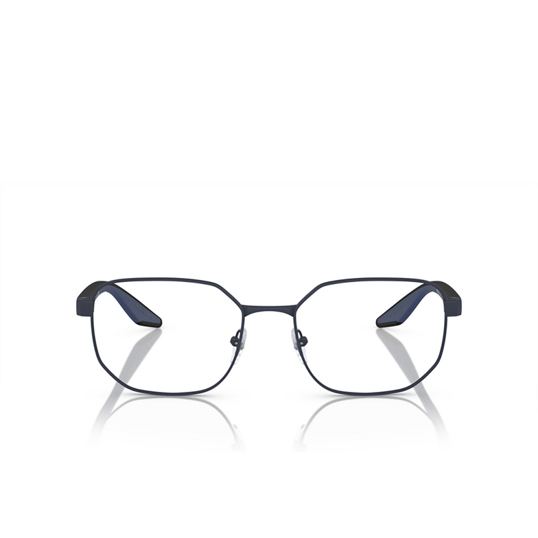 Prada Linea Rossa PS 50QV Eyeglasses TFY1O1 blue rubber - 1/3