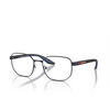 Prada Linea Rossa PS 50QV Eyeglasses TFY1O1 blue rubber - product thumbnail 2/3