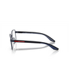 Prada Linea Rossa PS 50QV Eyeglasses TFY1O1 blue rubber - product thumbnail 3/3
