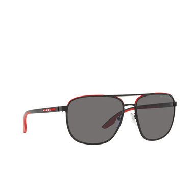 Prada Linea Rossa PS 50YS Sunglasses 19G02G black / red - three-quarters view