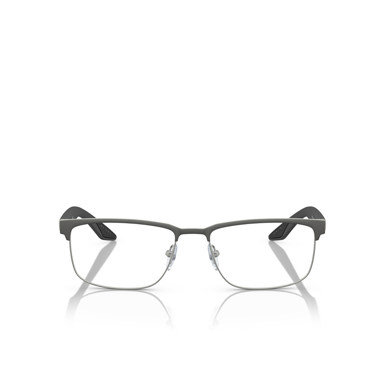 Prada Linea Rossa PS 51PV Eyeglasses 06P1O1 grey rubber - 1/3