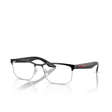 Prada Linea Rossa PS 51PV Eyeglasses 1AB1O1 black - three-quarters view