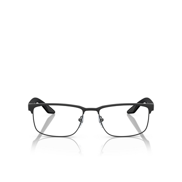 Prada Linea Rossa PS 51PV Eyeglasses DG01O1 black rubber - front view