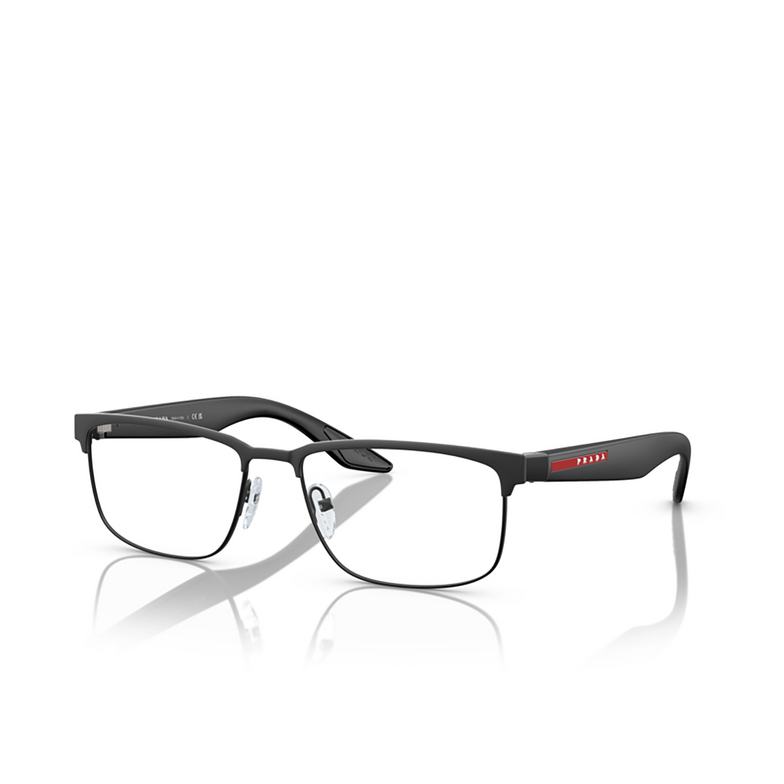 Prada Linea Rossa PS 51PV Eyeglasses DG01O1 black rubber - 2/3