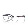 Prada Linea Rossa PS 51PV Eyeglasses UR71O1 blue rubber - product thumbnail 2/3