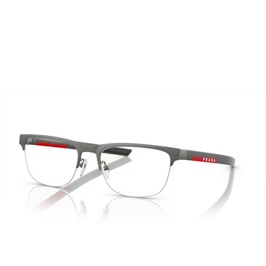 Prada Linea Rossa PS 51QV Eyeglasses 19K1O1 matte grey - three-quarters view