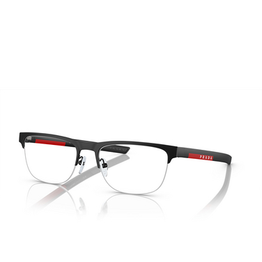 Prada Linea Rossa PS 51QV Eyeglasses 1BO1O1 matte black - three-quarters view