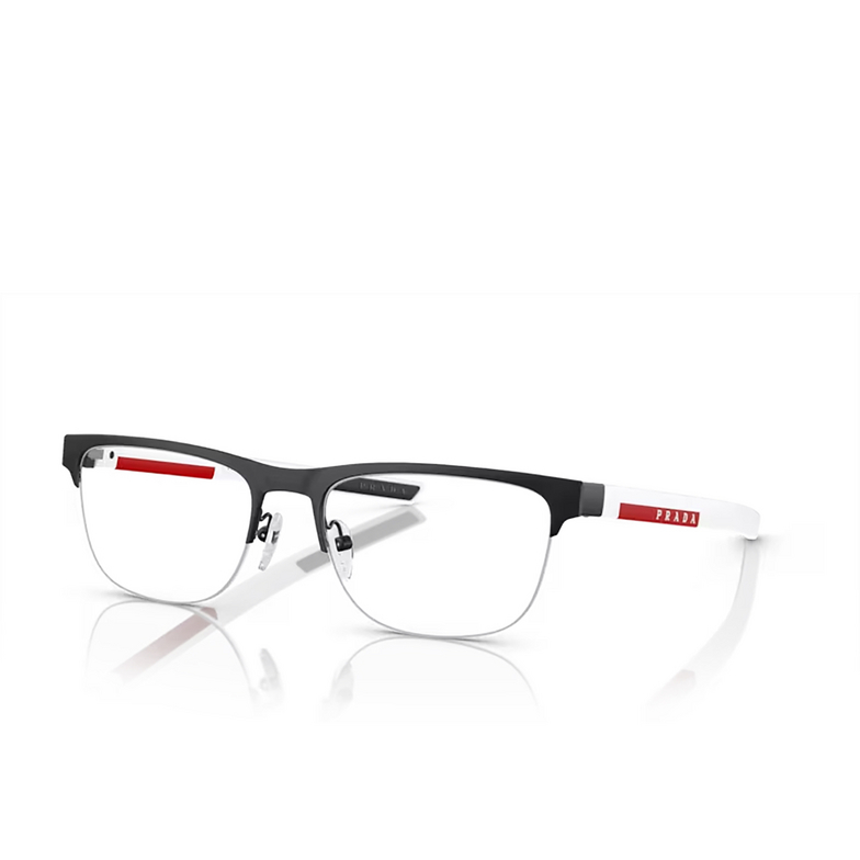 Prada Linea Rossa PS 51QV Eyeglasses DG01O1 black rubber - 2/3