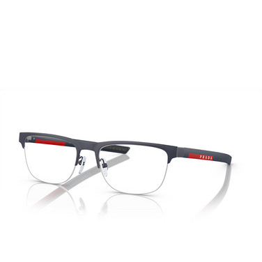 Prada Linea Rossa PS 51QV Eyeglasses MAG1O1 matte blue - three-quarters view