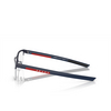 Prada Linea Rossa PS 51QV Eyeglasses MAG1O1 matte blue - product thumbnail 3/3