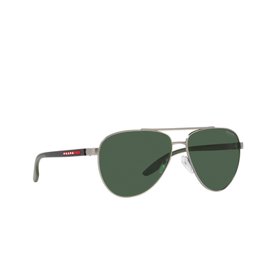 Prada Linea Rossa PS 52YS Sunglasses 7CQ06U silver - three-quarters view