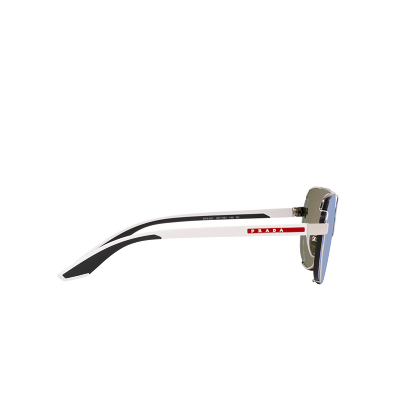 Prada Linea Rossa PS 53YS Sunglasses 1BC08U silver - 3/3