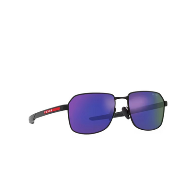 Prada Linea Rossa PS 54WS Sunglasses DG005U black rubber - three-quarters view