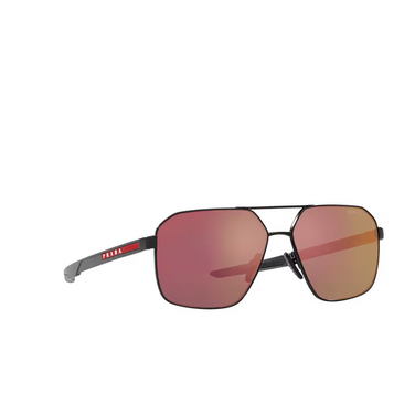 Prada Linea Rossa PS 55WS Sunglasses 1BO10A matte black - three-quarters view