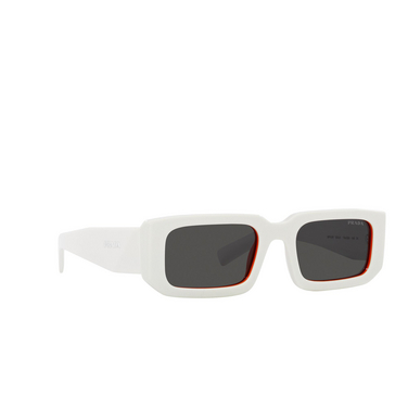 Prada PR 06YS Sunglasses 17m5s0 talc / orange - three-quarters view
