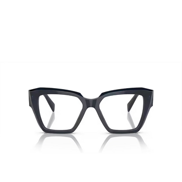 Prada PR 09ZV Eyeglasses 08q1o1 blue transparent - front view