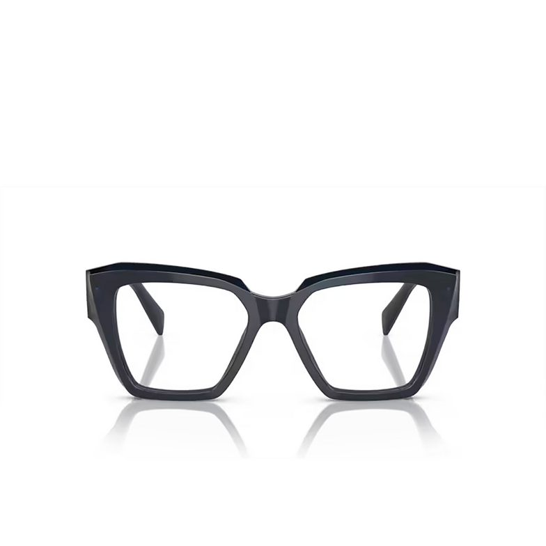 Prada PR 09ZV Eyeglasses 08Q1O1 blue transparent - 1/4