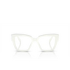 Prada PR 09ZV Eyeglasses 1421O1 white ivory - product thumbnail 1/4