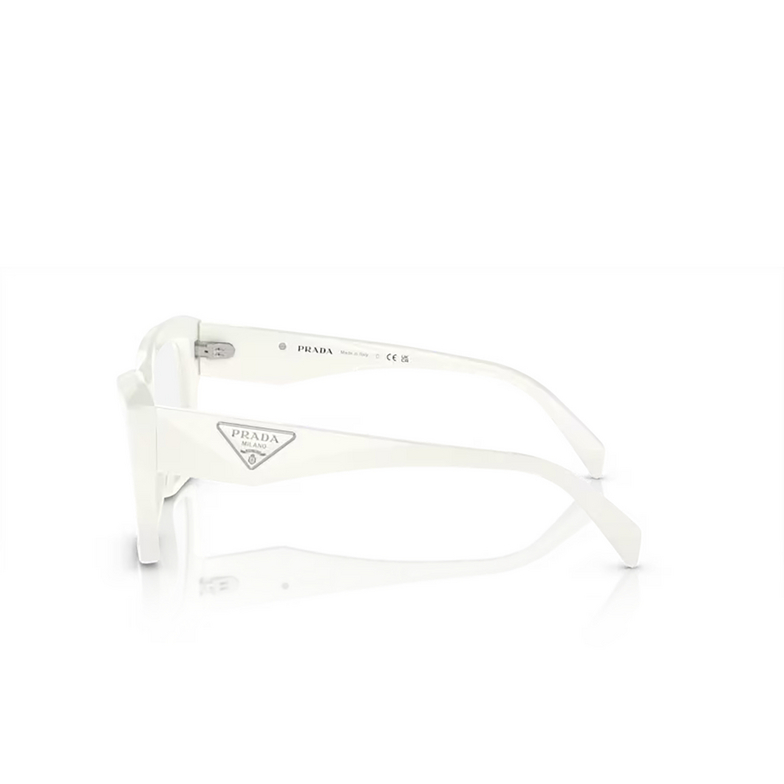 Prada PR 09ZV Eyeglasses 1421O1 white ivory - 3/4