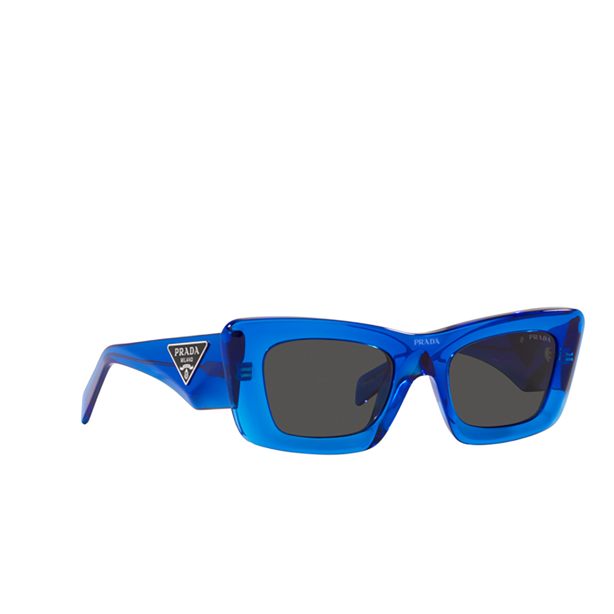 Prada PR 13ZS Sunglasses 18M5S0 Crystal Electric Blue - product thumbnail 2/4
