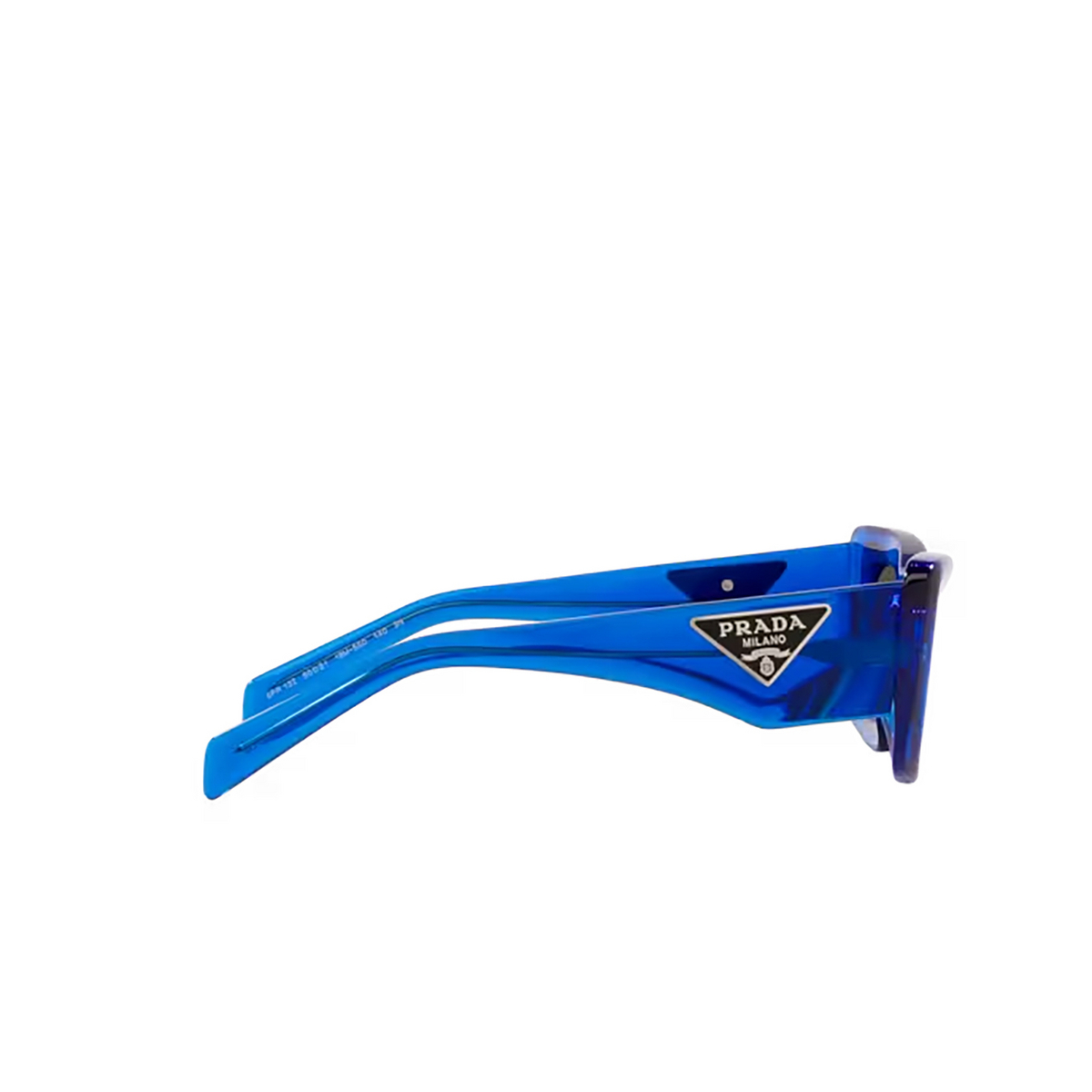 Prada PR 13ZS Sunglasses 18M5S0 Crystal Electric Blue - 3/4