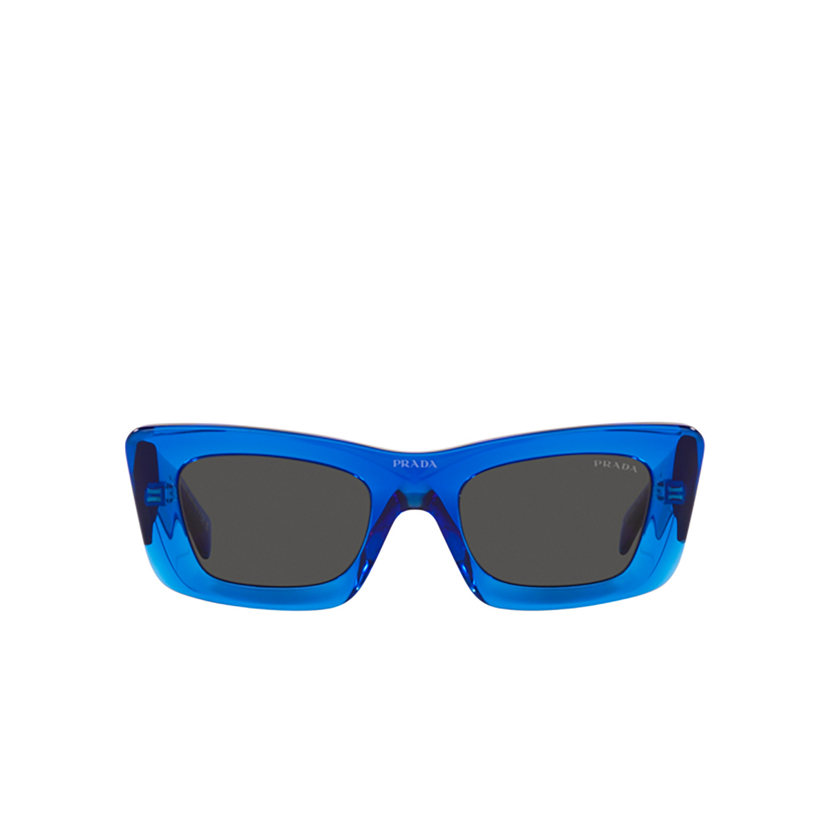 Prada PR 13ZS Sunglasses 18M5S0 Crystal Electric Blue - front view