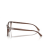 Prada PR 14WV Eyeglasses 17O1O1 brown transparent - product thumbnail 3/4