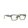 Prada PR 14ZV Eyeglasses 13J1O1 clear green - product thumbnail 2/4