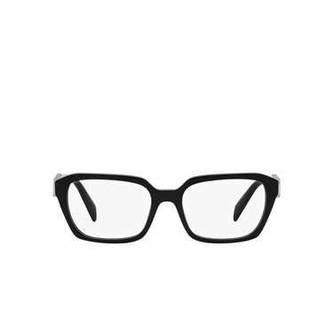 Prada PR 14ZV Eyeglasses 1ab1o1 black - front view