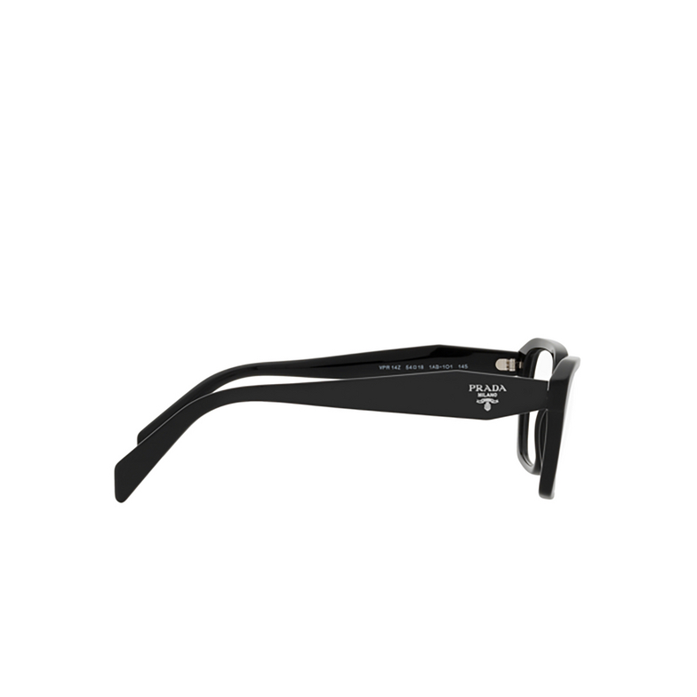Prada PR 14ZV Eyeglasses 1AB1O1 black - 3/4
