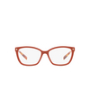 Prada PR 15ZV Eyeglasses 14J1O1 red - product thumbnail 1/4