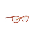 Prada PR 15ZV Eyeglasses 14J1O1 red - product thumbnail 2/4